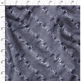 thumbnail image 3 of Soimoi Poly Taffeta Gray Fabric By the Yard - 56 Inch Wide - Diagonal Stripe Tie & Dye Botanical - Nature's Enhanced with Diagonal Stripe & Tie Dye Patterns Printed Fabric, 3 of 6
