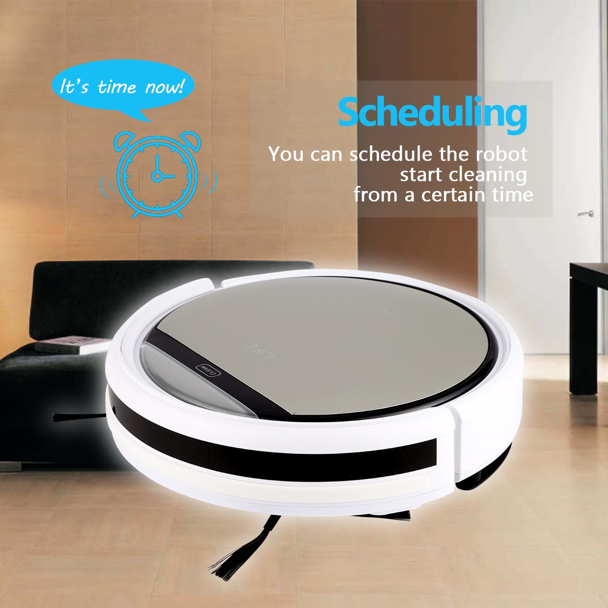 Ilife V5 Automatic Robot Vacuum Cleaner Robotic Auto Home Cleaning For Clean Carpet Hardwood Floor Bot Self Detects Stairs Hepa Filter Pet Hair Allergies Friendly Ilife V5 Automatic Robot Vacuum Cleaner