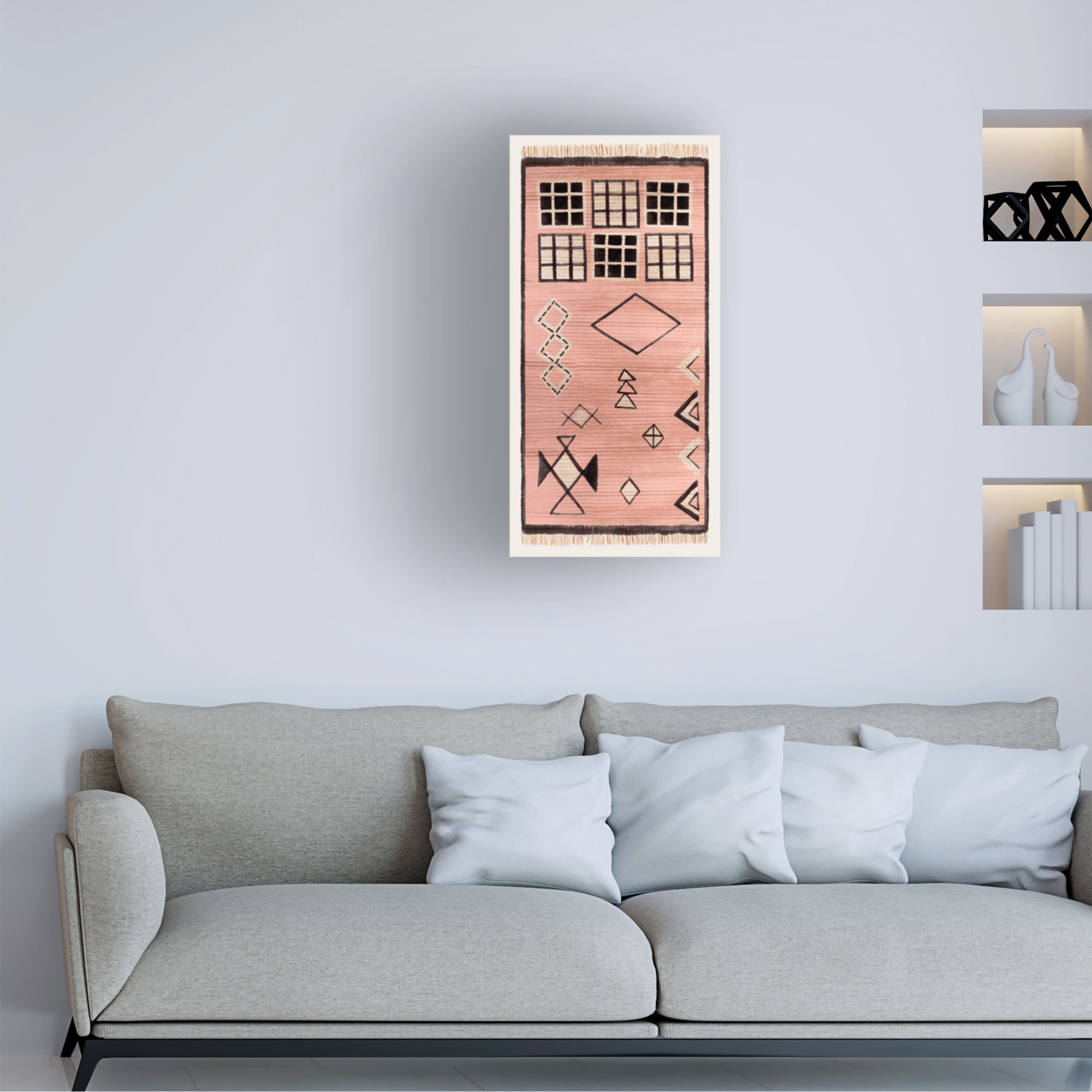 Trademark Fine Art Melissa Wang Woven Abstraction I Canvas Wall Art