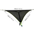 thumbnail image 4 of Fawoonu Portable Black Nylon Triangular Camping Hammock - 4x4m Size, Light and Spacious Design, High Load Bearing Capacity, 4 of 6