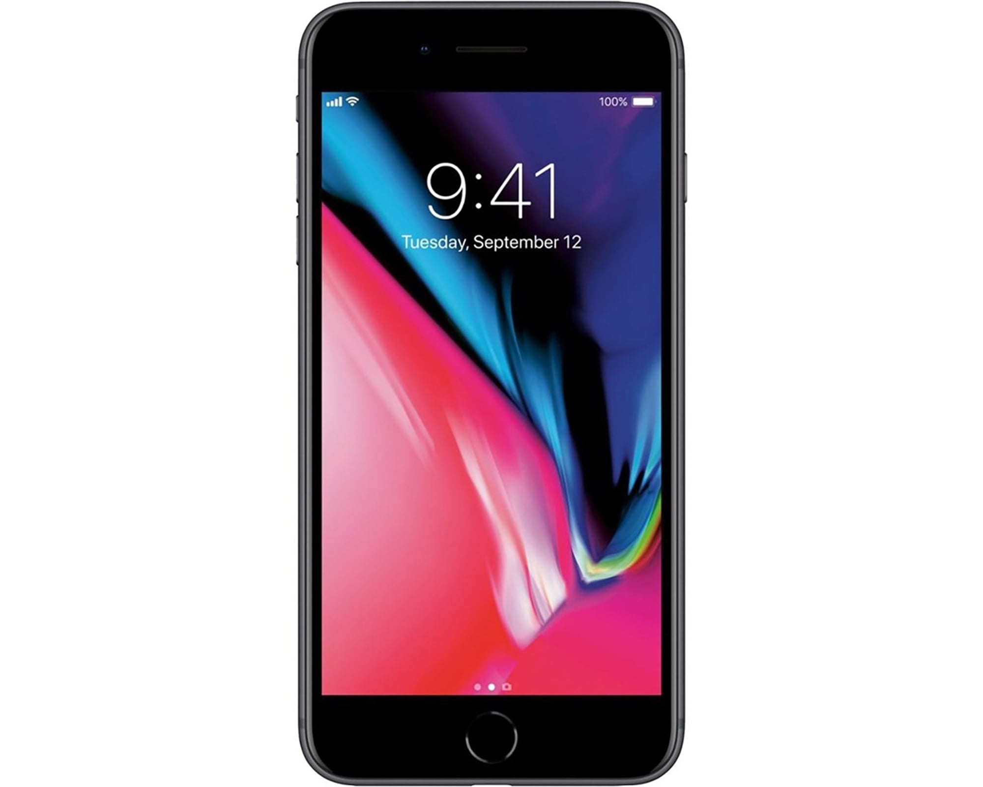 Refurbished Apple iPhone 8 Plus 256GB, Silver - Unlocked LTE 