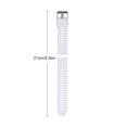 thumbnail image 3 of Amdohai 20mm Silicone Watch Strap Quick Release Watch Band with Buckle Soft Breathable Watchband Wristband Compatible with 20mm Traditional/Smart Watch, 3 of 5