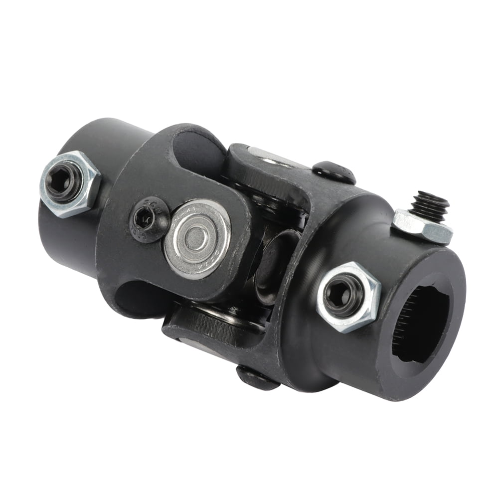 CCIYU Black Steering joints 3/4-30 Spline X 3/4" DD U-Joint Shaft