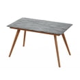 thumbnail image 4 of Furinno Redang Outdoor 4-Leg Rectangular Smart Top Table, Cement, 4 of 5