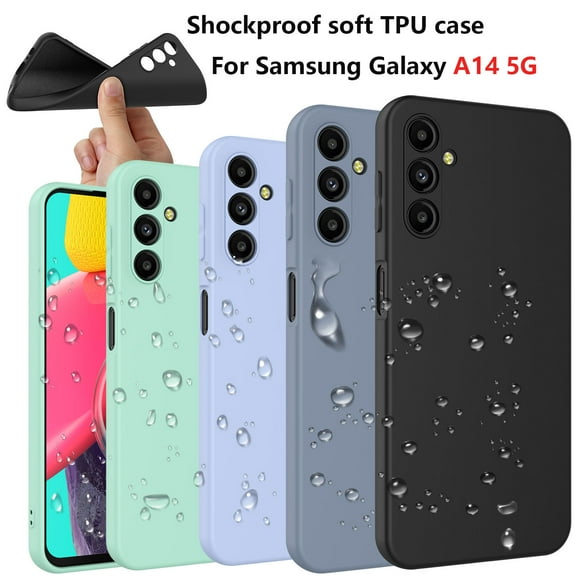Cell Phone Cases for 6.6" Galaxy A14 5G, Liquid Silicone Gel Rubber Shockproof Case Ultra Thin fit Galaxy A14 5G Case Slim Matte Surface Cover for Samsung Galaxy A14 5G 2022 -Turquoise