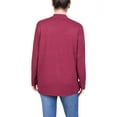 thumbnail image 3 of Petite Long Sleeve Swing Cardigan, 3 of 3