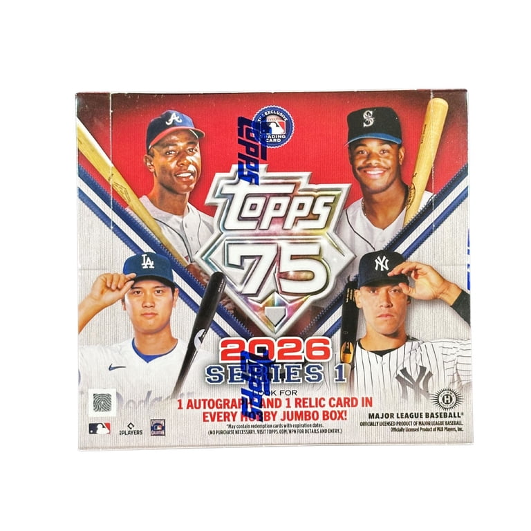 Topps, 2026 Topps Series 1 Baseball Hobby Jumbo Box, Autograph