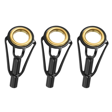 3.2mm Tube Dia Fishing Rod Tips Repair Kit Stainless Steel Ring Guide 3 Pack