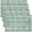 Green Pink, variant on Christmas Candy Cane Placemats for Kids Teens Adults - Pink White Plaid Checkered Place Mats Christmas Ornaments Table Mats Cute Candy Cane Waterproof Placemats,12x18 Inch