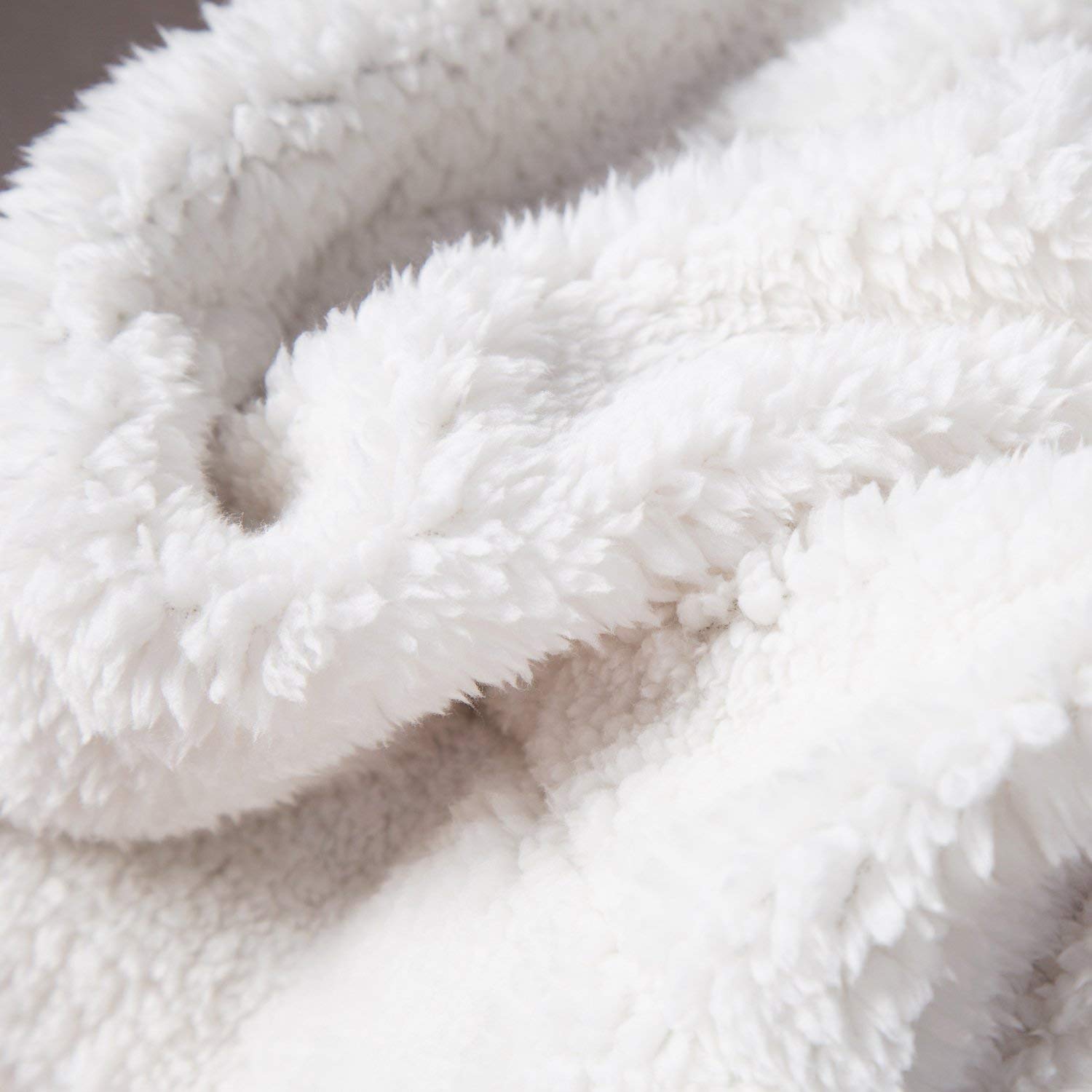 NEX Solid Fleece Plush Reversible Washable Throws, Twin, Navy - image 3 of 4