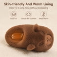 thumbnail image 3 of Fadezar Big Kids Fuzzy Slippers Winter Warm Cute Capybara House Shoes for Boys Girls, 3 of 5