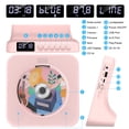 thumbnail image 4 of Gueray Portable CD Player with Bluetooth 5.0, CD Player for Desktop with HiFi Sound Speaker, CD Kpop Music Player with Remote Control, Dust Cover, FM, 4 of 9