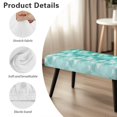 thumbnail image 6 of Jiueut Heart Pattern Dining Bench Cover, Stain Resistant Chair Seat Protector Cover Anti Dust Rectangle Bench Cushion Home Decor Accessorie for Dining Room Living Room Kitchen, 6 of 7