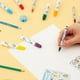 thumbnail image 5 of Kit de dibujo con lápices de colores azules de Art Supplies con funda para niños, 5 of 6