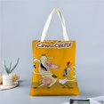 thumbnail image 2 of Cow and Chicken Bolso de tela con estampado de lienzo para mujer, bolsa de compras reutilizable y estética, con cremallera interior, regalo para mujer,40*45cm., 2 of 6