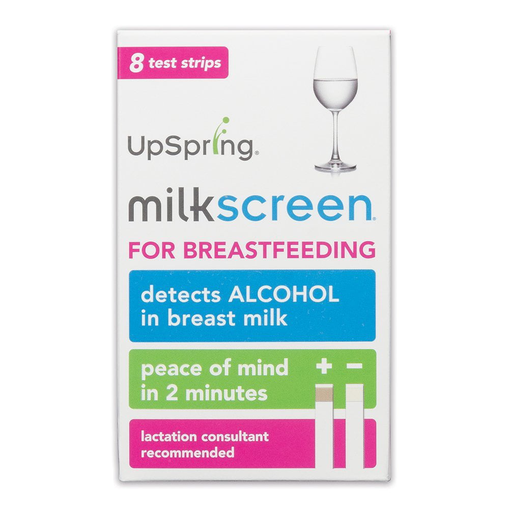 Upspring Milkscreen Breast Milk Test Strips For Alcohol - 8ct