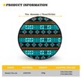thumbnail image 5 of Yuyamidu Aztec Western Geometric Spare Wheel Tire Cover Blue Tire Protectors Portable Wheel Cover Protector Keeps Dirt, Rain, and Sun Away from Your Spare Tire, 5 of 5