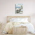 thumbnail image 4 of Beachy Wall Art Beach Décor Ocean Canvas Picture Coastal Artwork Boat And Guide Board Rustic Beach Wall Arts Beachy Canvas Print Coastal Beachs Wall Art For Bathroom Bedroom Living Room 12x16 Inch, 4 of 6