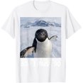 thumbnail image 1 of Funny Nihilistic Penguin Meme The Mountains are Calling Camiseta, 1 of 2