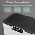 thumbnail image 3 of Behome Ultrasonic Jewelry Cleaner, 17oz 47KHz Professional Jewelry Cleaner, 3 Modes with Digital Timer, Portable Ultrasonic Cleaner for Jewelry, Eyeglasses, Rings, Watch Strap, White, 3 of 8