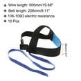 thumbnail image 2 of Uxcell 10pcs ESD Anti Static Foot Heel Straps Anti Static Wrist Strap Band Adjustable for Grounding Black, 2 of 4