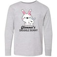 thumbnail image 3 of Inktastic Glammas Snuggle Bunny Easter Long Sleeve Youth T-Shirt, 3 of 5