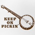 thumbnail image 2 of CafePress - Banjo Keep On Pickin' - Adjustable Unisex Printed Trucker Hat with Mesh Back, 2 of 10
