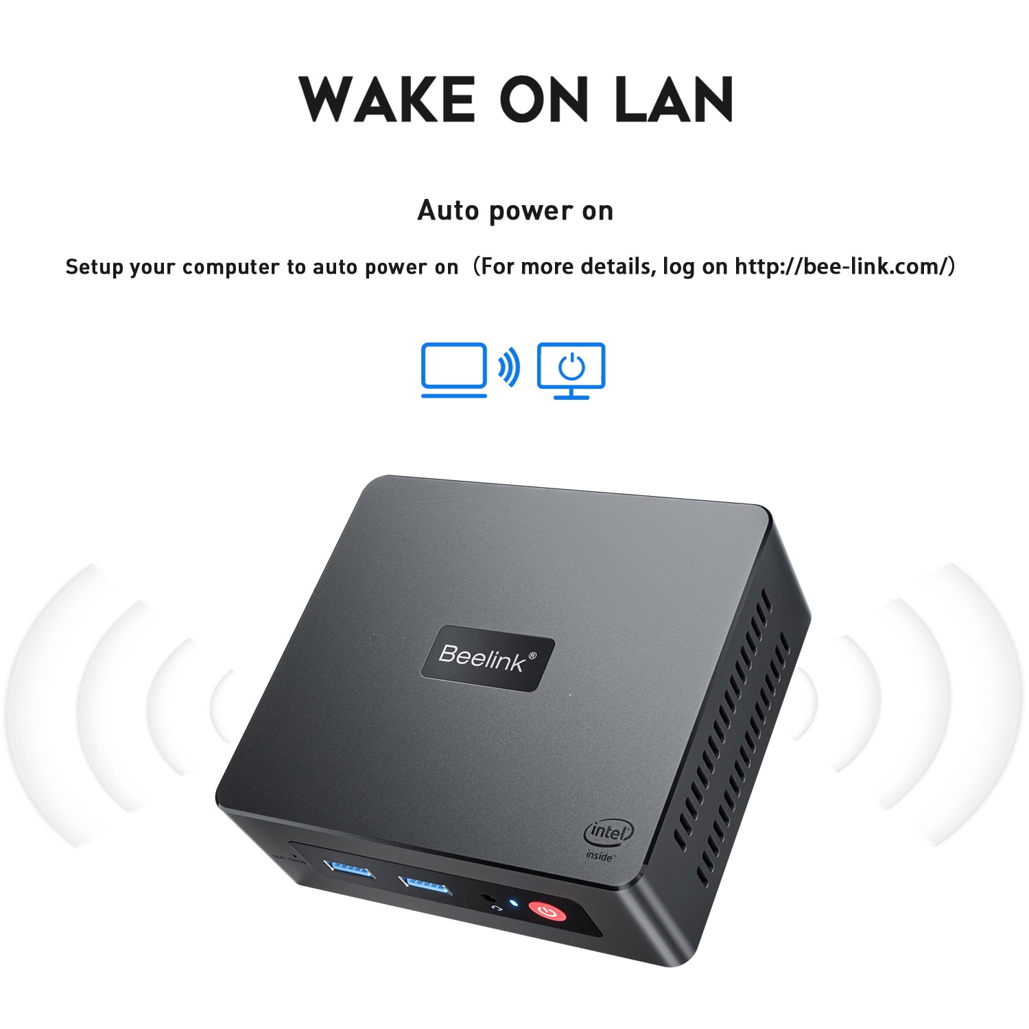 Mini PC Beelink Mini S Intel® Celeron® N5095 8G DDR4 RAM 256GB SSD