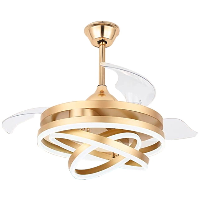 Ventilador de Techo FANTASY DORADO Luz Led 72w CCT. Mil luces VEN-FANTASY DORADO-001