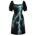 thumbnail image 7 of Lightning Bolt Strike Dress Women's summer dress dress korean style Dress woman summer woman dress 2024, 7 of 7