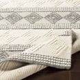 thumbnail image 5 of Mark&Day Wool Rugs, 2x3 Colville Cottage Charcoal Area Rug, White Beige Black Carpet for Living Room, Bedroom or Kitchen (2' x 3'), 5 of 12