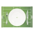 thumbnail image 2 of Ryvnso Placemats Set of 4 Football Field Dining Mats Heat-Resistant Non-Slip Washable Table Mat, 2 of 8