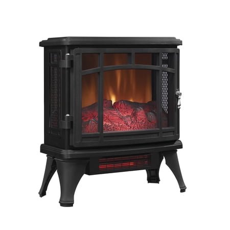 Duraflame Infrared Quartz Fireplace Stove, Black