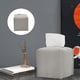 thumbnail image 3 of Caja de tejido Baño de la mesa de la mesa de la decoración de la decoración de la PU Gris claro Fanmusic Caja de tejido, 3 of 7