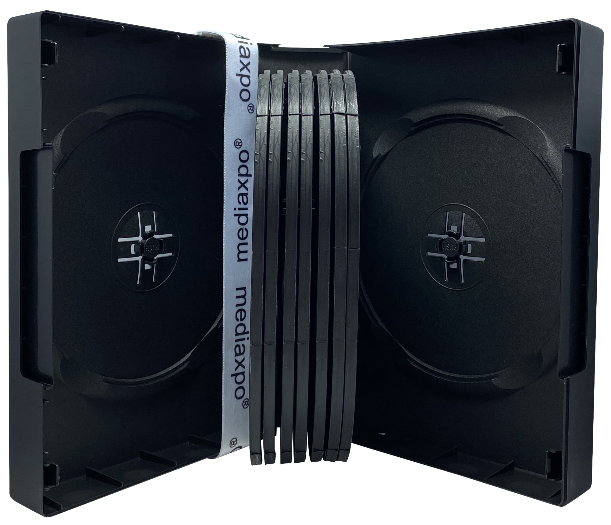 CheckOutStore 25 Black 16 Disc DVD Cases