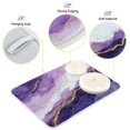 thumbnail image 4 of Dish Drying Mat Kitchen Pad Large Counter Absorbent Dish Mats Drainer Abstract Dark Purple Marble, 4 of 8