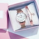 thumbnail image 4 of [Reloj + Pulsera] De Acero Inoxidable Con Hebilla Magnética Para Mujer, 4 of 4