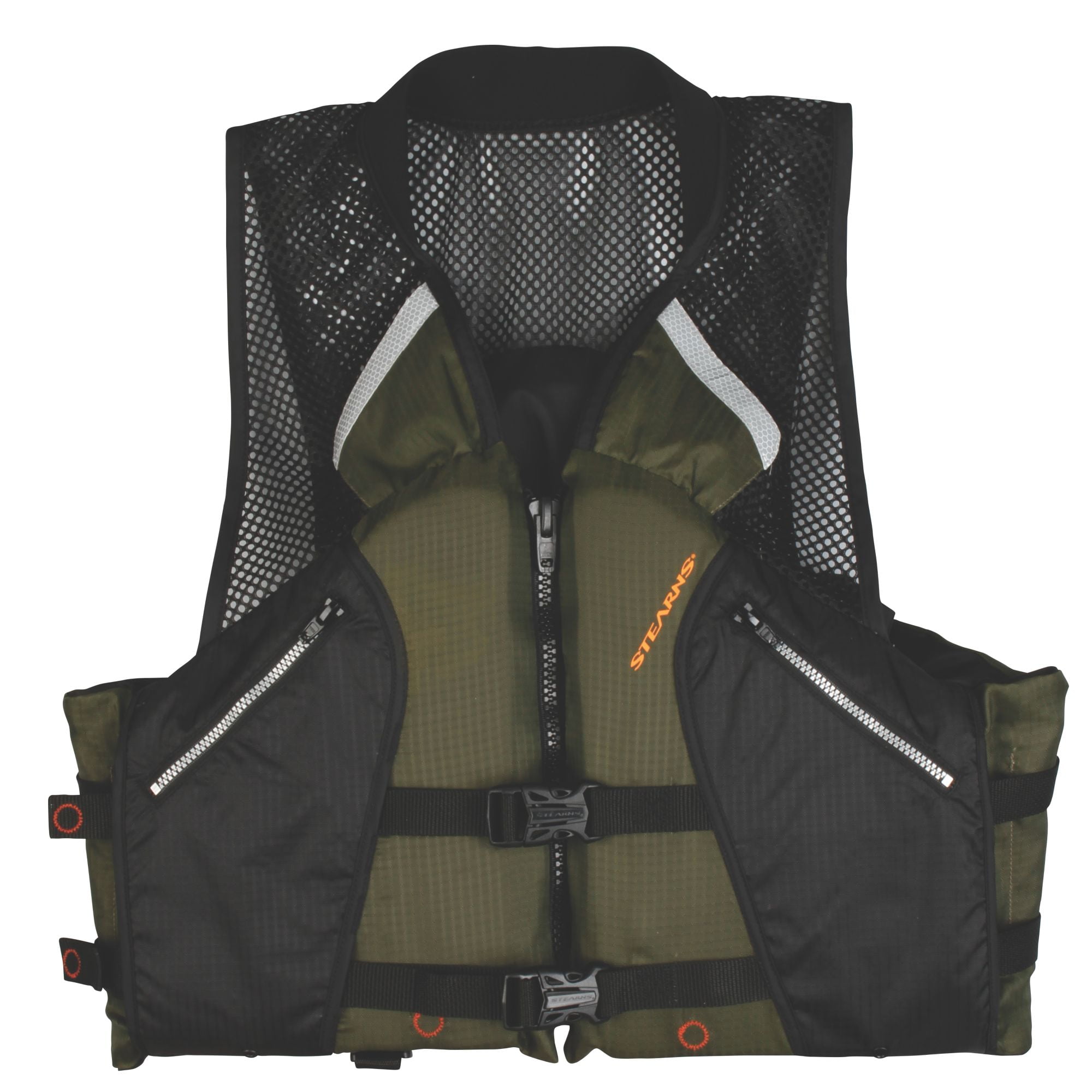 Stearns Orange 30-52 Inch Chest Adult Type II Boating Life Jacket Vest X 2 for sale online 