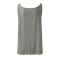 thumbnail image 5 of Xunlbb Tank Top for Women Ladies' Summer Solid Color Zipper V-neck Sexy Sleeveless Tank Top T-shirt Women's Top Sleeveless Tops for Women Under $5 S-2XL, 5 of 6