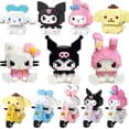 thumbnail image 2 of Sanrio-bloques de construcción de Hello Kitty, figuras de Anime, Cinnamoroll, My Melody, adorno Diy, muñecas, Kuromi, bloques de construcción con caja, regalos, 2 of 4