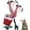 B, variant on Christmas Decroations, Santa Legs for Christmas Tree, Christmas Tree Swinging & Kicking Legs, Funny Santa Stuffed Leg Stuck in Tree Topper for Christmas Tree Decoration & Home New Year Party Decor