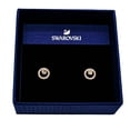 thumbnail image 2 of Swarovski Women's Gold Creativity Crystal Circle Stud Earrings, 2 of 2