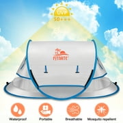 FINATE Baby Beach Tent UPF 50+UV Protection, Waterproof, Breathable & Portable, Pop Up Travel Tent Baby Mosquito Net for Beach, Garden, Camping, Hiking