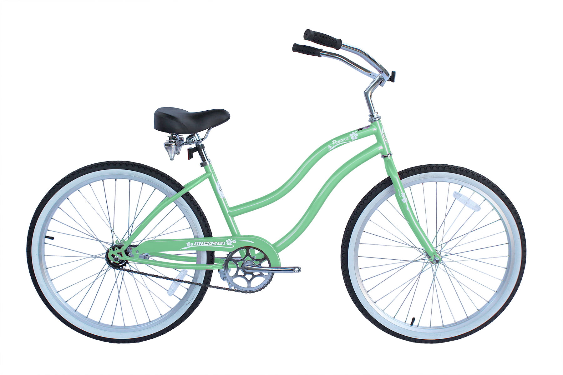 Beach Cruiser bike Bicycle  26"x1.75 36 SPOKES Rear & Front Wheels Mint green 