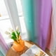 thumbnail image 5 of Cortinas XiDi Rainbow, rosa, poliuretano y verde, doble capa, opacas, 5 of 9