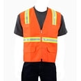 thumbnail image 1 of Safety Depot Orange Reflective Safety Vest with Pockets 8038A-4XL, 1 of 1