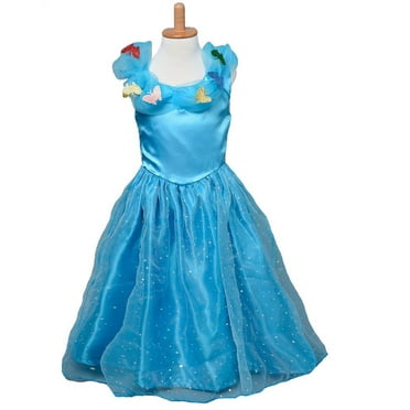 Girls Cinderella Costume Cinderella Dress Adorned with Butterfly Size 7/8
