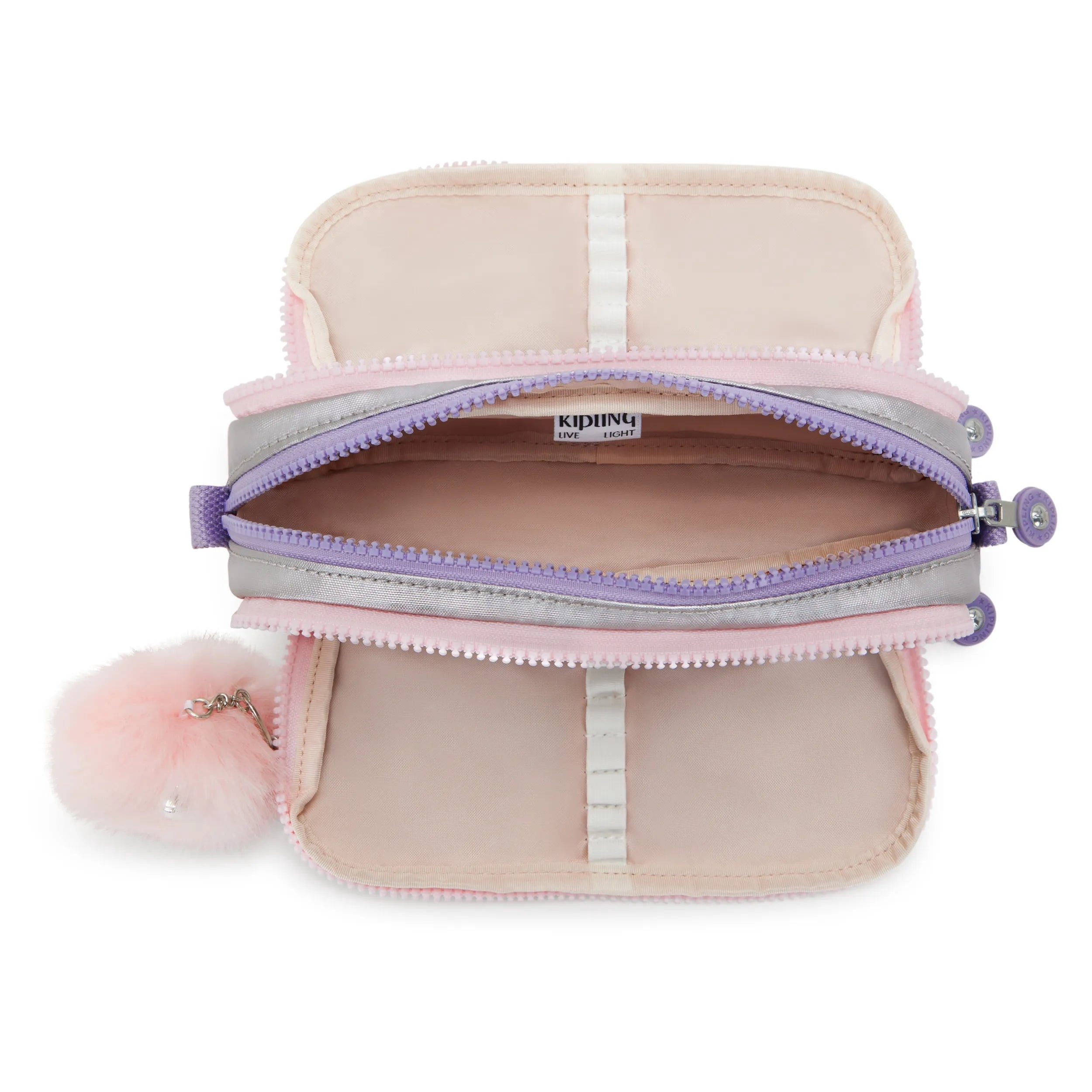 Kipling Gitroy Metallic Pencil Case