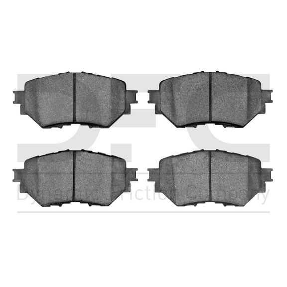 Dynamic Friction Company 5000 Advanced Brake Pads - Ceramic 1551-1759-00-Front Set For 2014-2018 Mazda 3, 2014-2018 Mazda 3 Sport