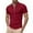 Brick Red, variant on Men's Polo Shirt Basic Tee Button Collar Crew Neck Big and Tall Collared Shirt Stretch Oversized Athletic Fit Golf Tee Shirt